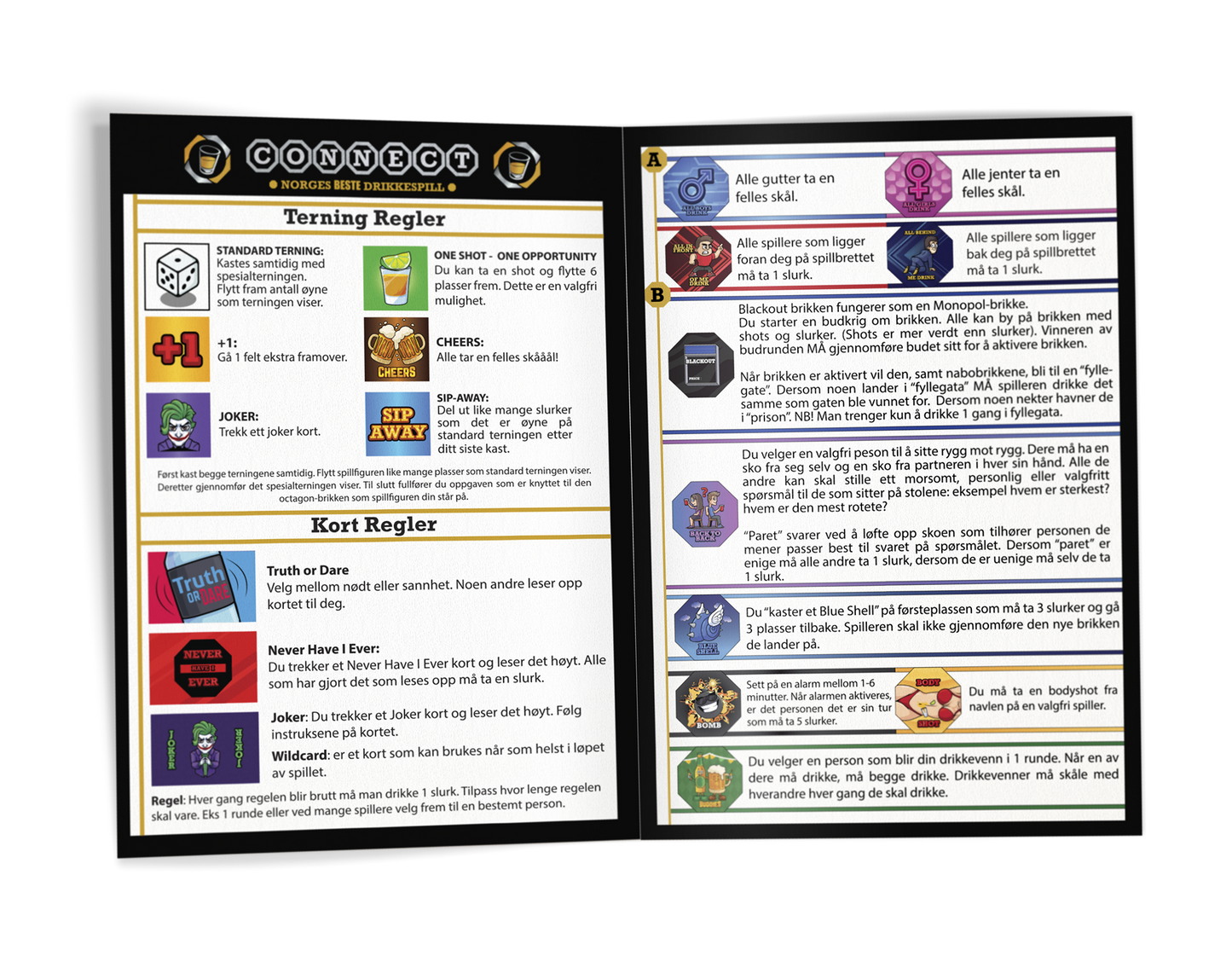 CONNECT - DRIKKESPILL