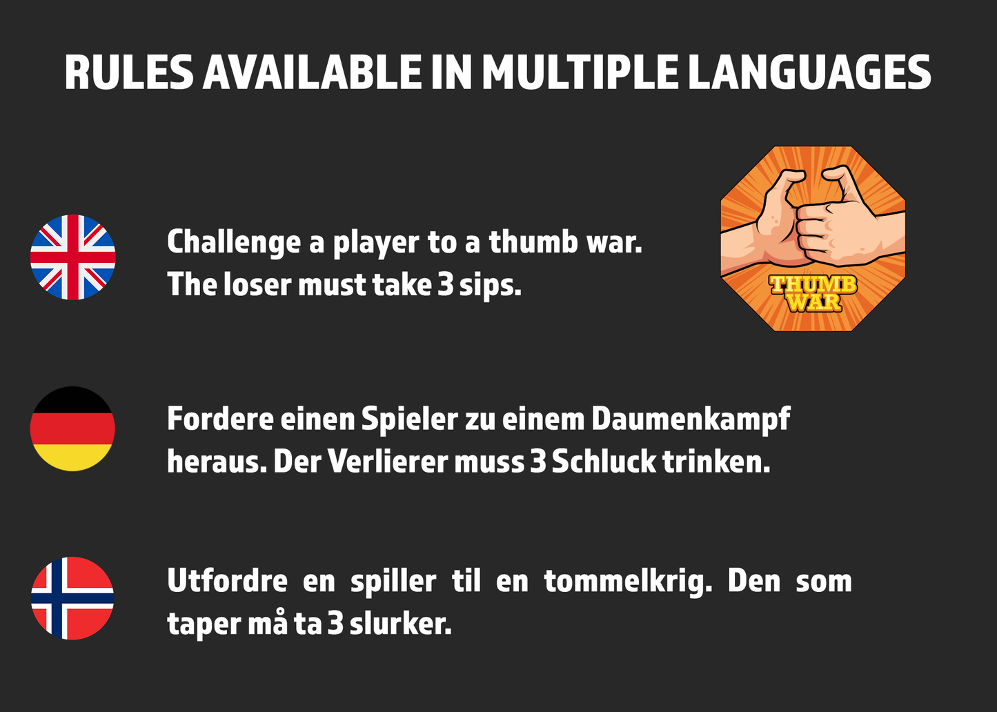 Print ditt eget Drikkespill