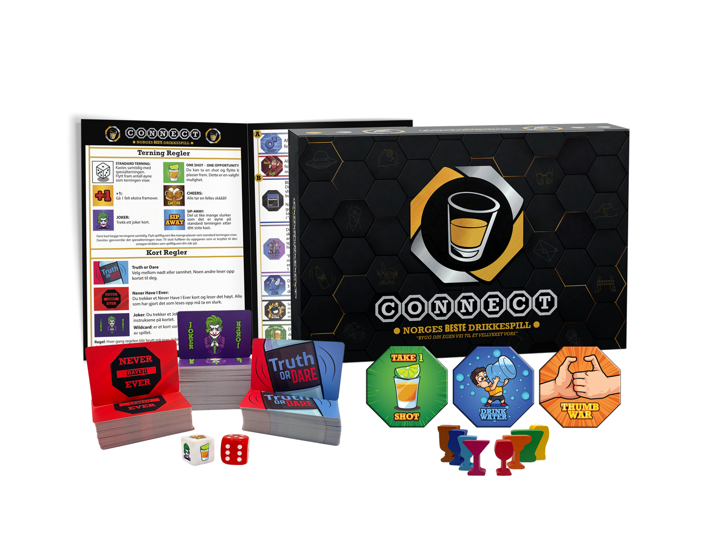 CONNECT - DRIKKESPILL