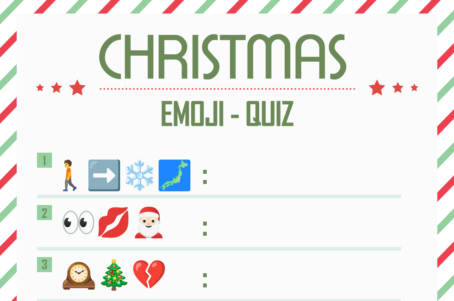 Christmas Emoji Quiz