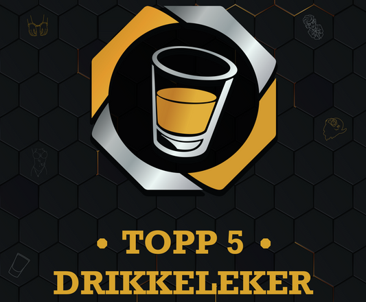 TOPP 5 Drikkeleker til ditt neste vors